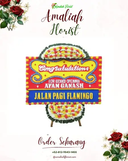 Sewa Papan Bunga Polosiri